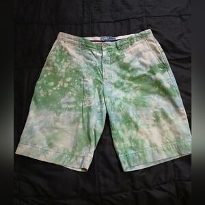 Green Tie-Dye‎ Men's Shorts Sz.32